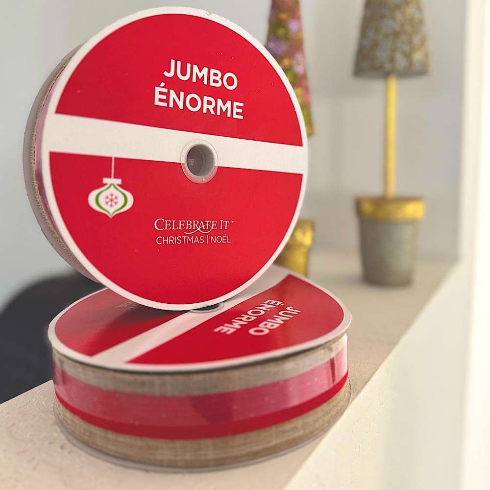 Christmas Holiday Decoration Wired Ribbons for Wreath Trees‎ Gift Boxes - Picture 5 of 5